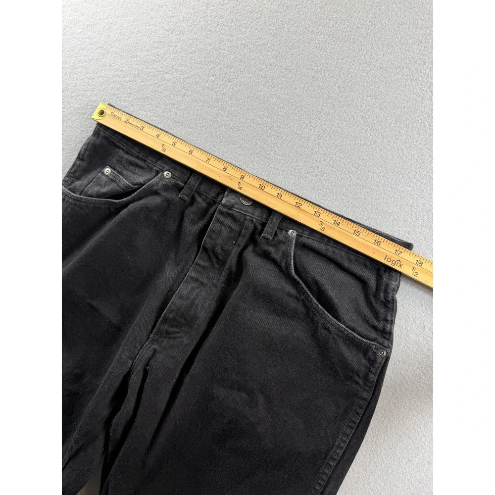 Wrangler Authentic Jeans Mens 36x30 Black Regular Fit Made in USA Cotton